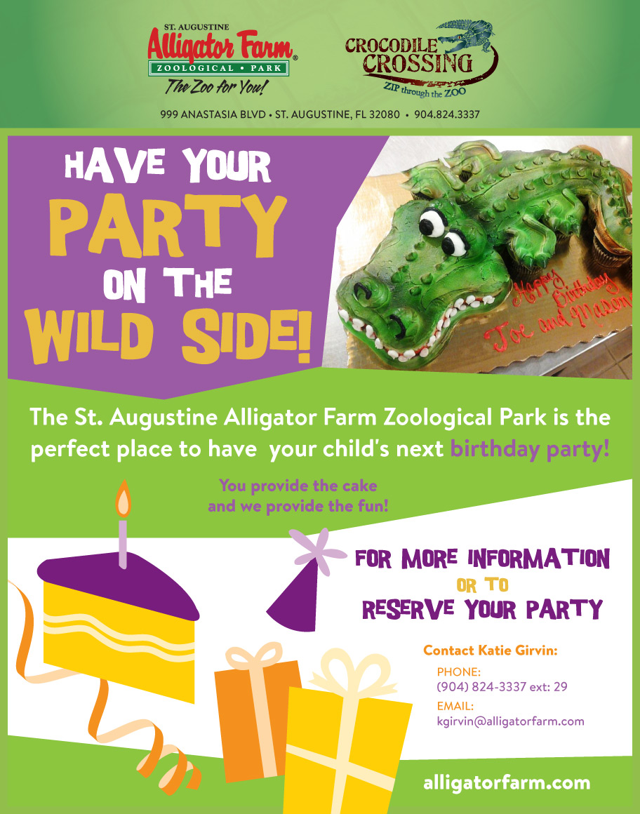 Alligator Farm Birthday Party!