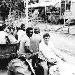 Following Gomek’s capture in 1968, Craig and his helpers brought their huge catch back to Craig’s store on the Island of Daru, off the coast of New Guinea.